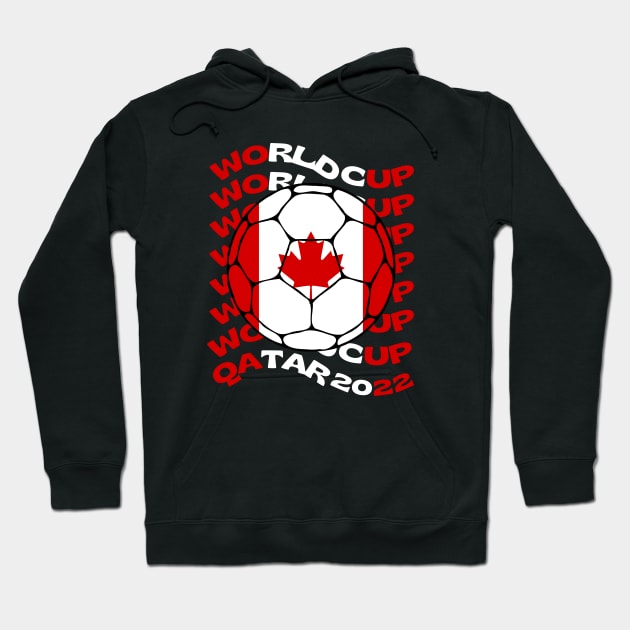 Canada Soccer Qatar Hoodie by footballomatic